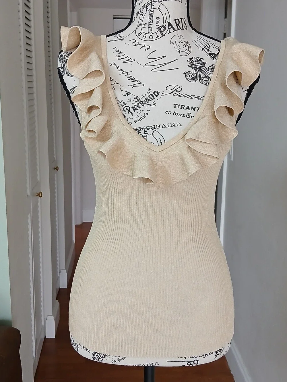 ZIMMERMANN INDRA METALLIC FRILL TOP - Picture 5 of 11